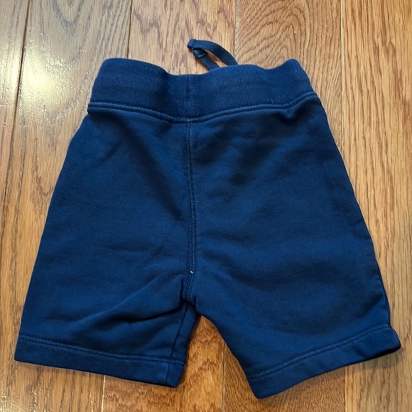 Baby Gap2T sweat shorts with draw string waist navy and orange - Picture 3 of 7